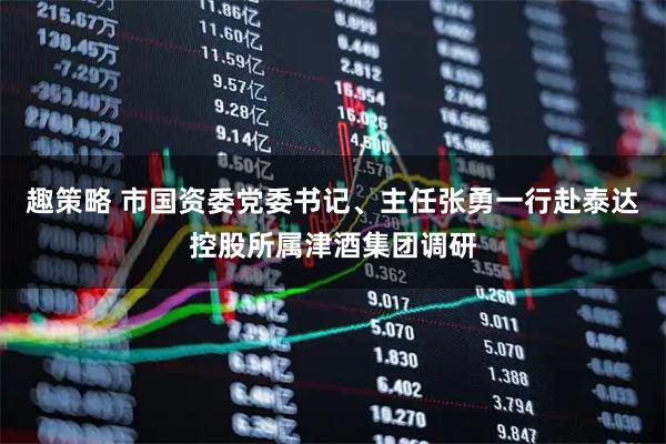 趣策略 市国资委党委书记、主任张勇一行赴泰达控股所属津酒集团调研