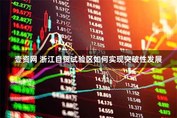 壹资网 浙江自贸试验区如何实现突破性发展